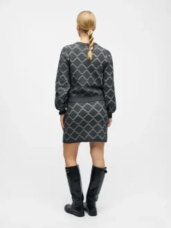 Object Pullover & Sweatshirts*OBJPILUNA L/S RE KNIT CARDIGAN 142 Dark Grey Melange