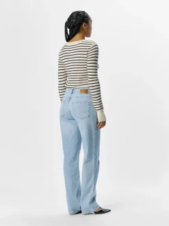 Object Pullover & Sweatshirts*OBJPOLINA RE L/S KNIT PULLOVER 137 sandshell