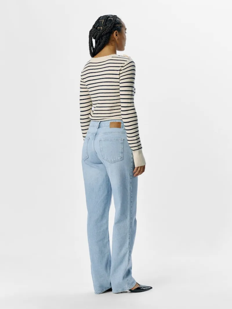 Object Pullover & Sweatshirts*OBJPOLINA RE L/S KNIT PULLOVER 137 sandshell