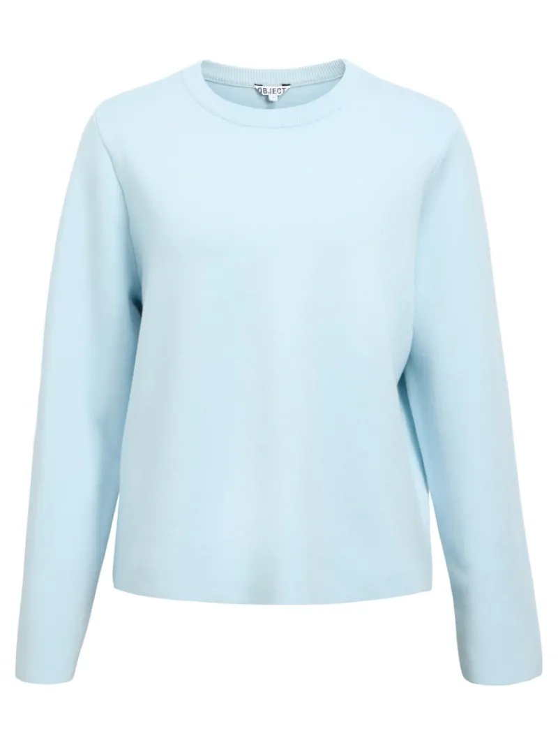 Object Pullover & Sweatshirts*OBJREYNARD O-NECK PULLOVER NOOS winter sky