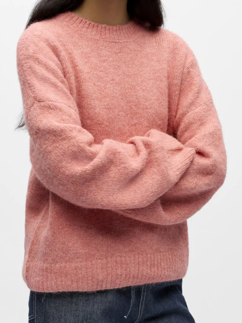 Object Pullover & Sweatshirts*OBJSAGGIA LS LO PULLOVER NOOS lantana