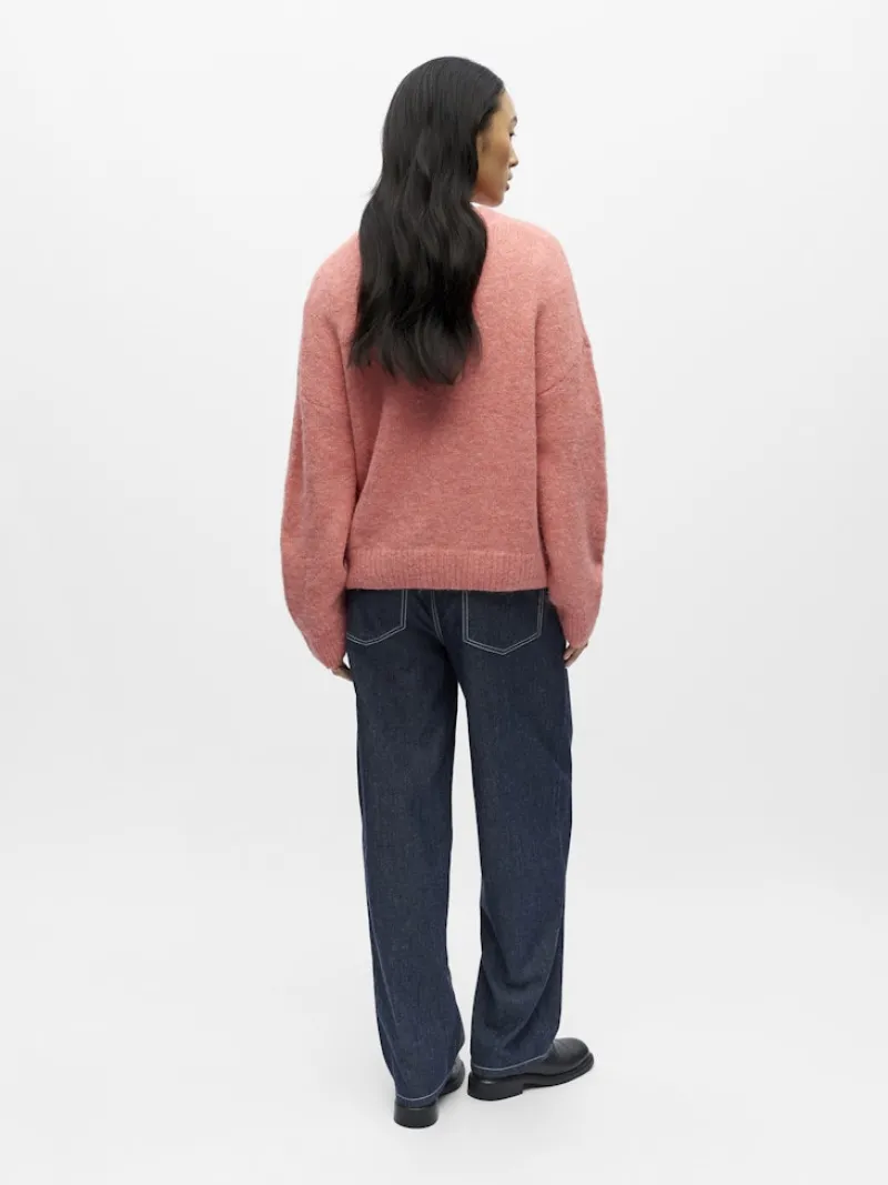 Object Pullover & Sweatshirts*OBJSAGGIA LS LO PULLOVER NOOS lantana