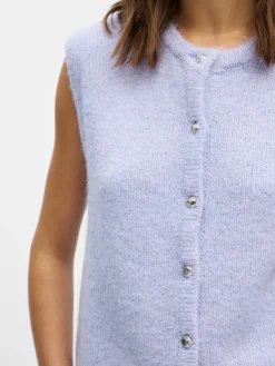 Object Pullover & Sweatshirts*OBJSAGGIA RE KNIT VEST CARDIGAN NOOS baby lavender