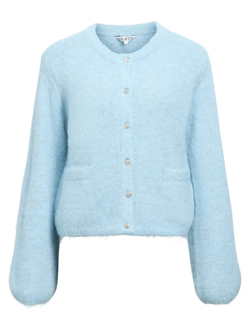 Object Pullover & Sweatshirts*OBJSAGGIA RE L/S KNIT CARDIGAN NOOS winter sky