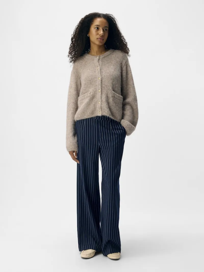 Object Pullover & Sweatshirts*OBJSAGGIA RE L/S KNIT CARDIGAN NOOS humus