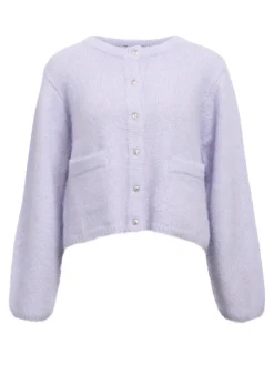 Object Pullover & Sweatshirts*OBJSAGGIA RE L/S KNIT CARDIGAN NOOS baby lavender