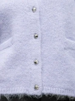 Object Pullover & Sweatshirts*OBJSAGGIA RE L/S KNIT CARDIGAN NOOS baby lavender