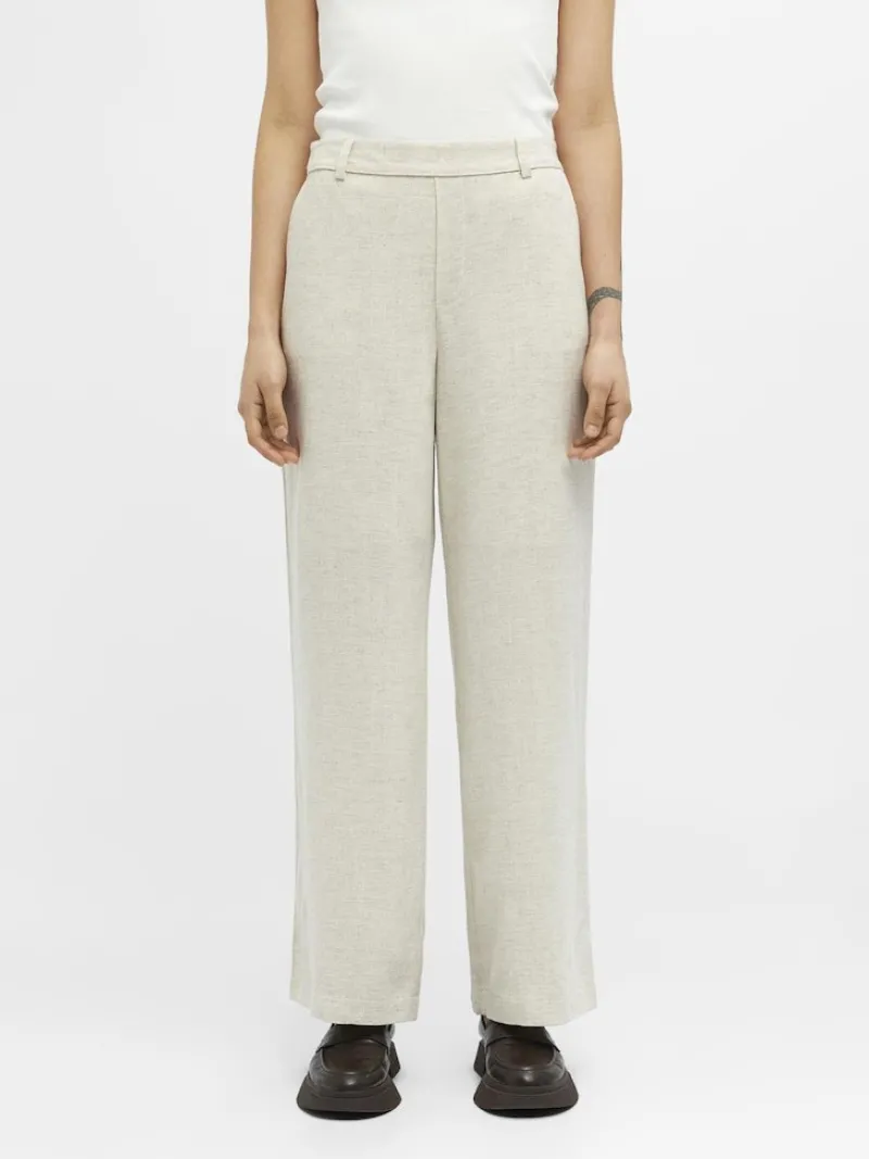 Object Hosen*OBJSANNE ALINE WIDE PANT NOOS sandshell