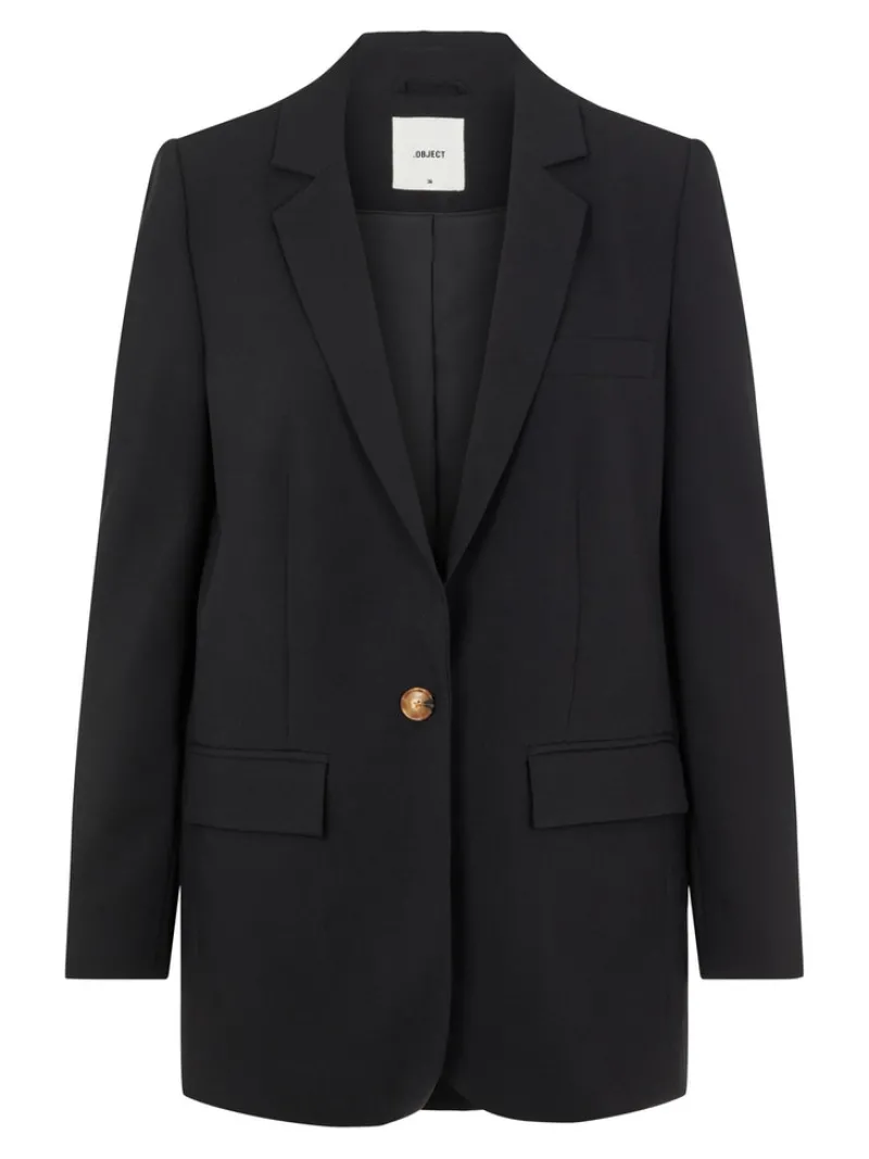 Object Jacken*OBJSIGRID L/S BLAZER NOOS Black