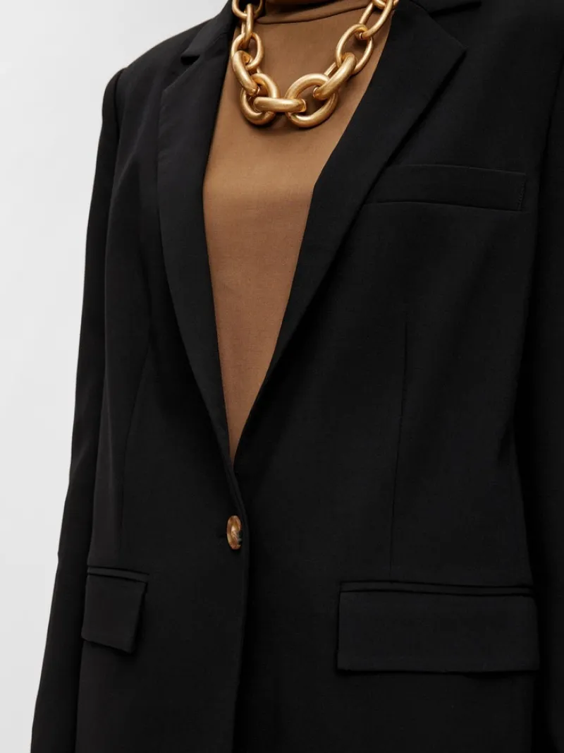 Object Jacken*OBJSIGRID L/S BLAZER NOOS Black