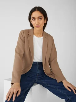 Object Jacken*OBJSIGRID L/S BLAZER NOOS Fossil