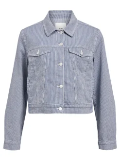 Object Jacken*OBJSOLA TWILL JACKET 132 Light Blue Denim