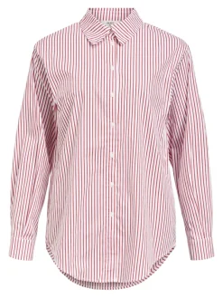 Object Blusen*OBJTUTTA LO L/S SHIRT NOOS white3