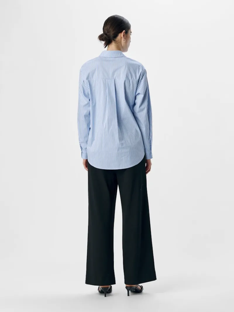 Object Blusen*OBJTUTTA LO L/S SHIRT NOOS cornflower blue