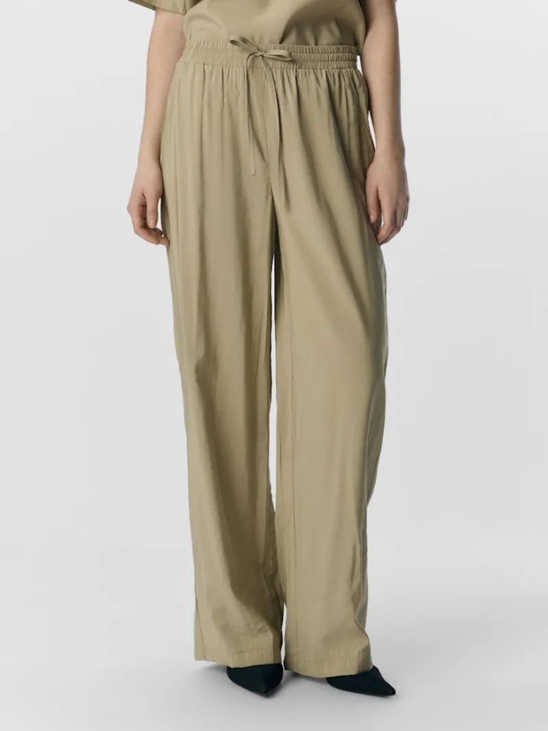 Object Hosen*OBJWYN MW WIDE PANTS 137 Twill