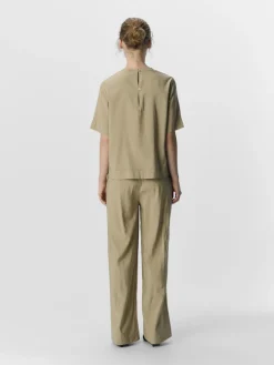 Object Hosen*OBJWYN MW WIDE PANTS 137 Twill