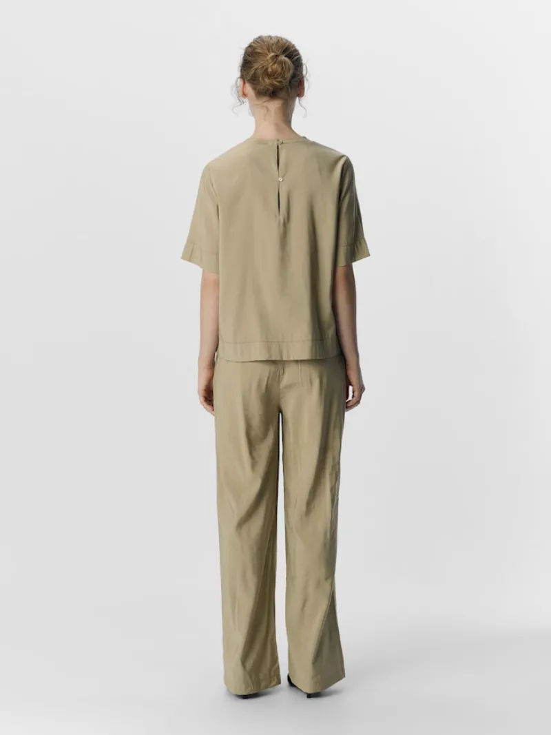 Object Hosen*OBJWYN MW WIDE PANTS 137 Twill