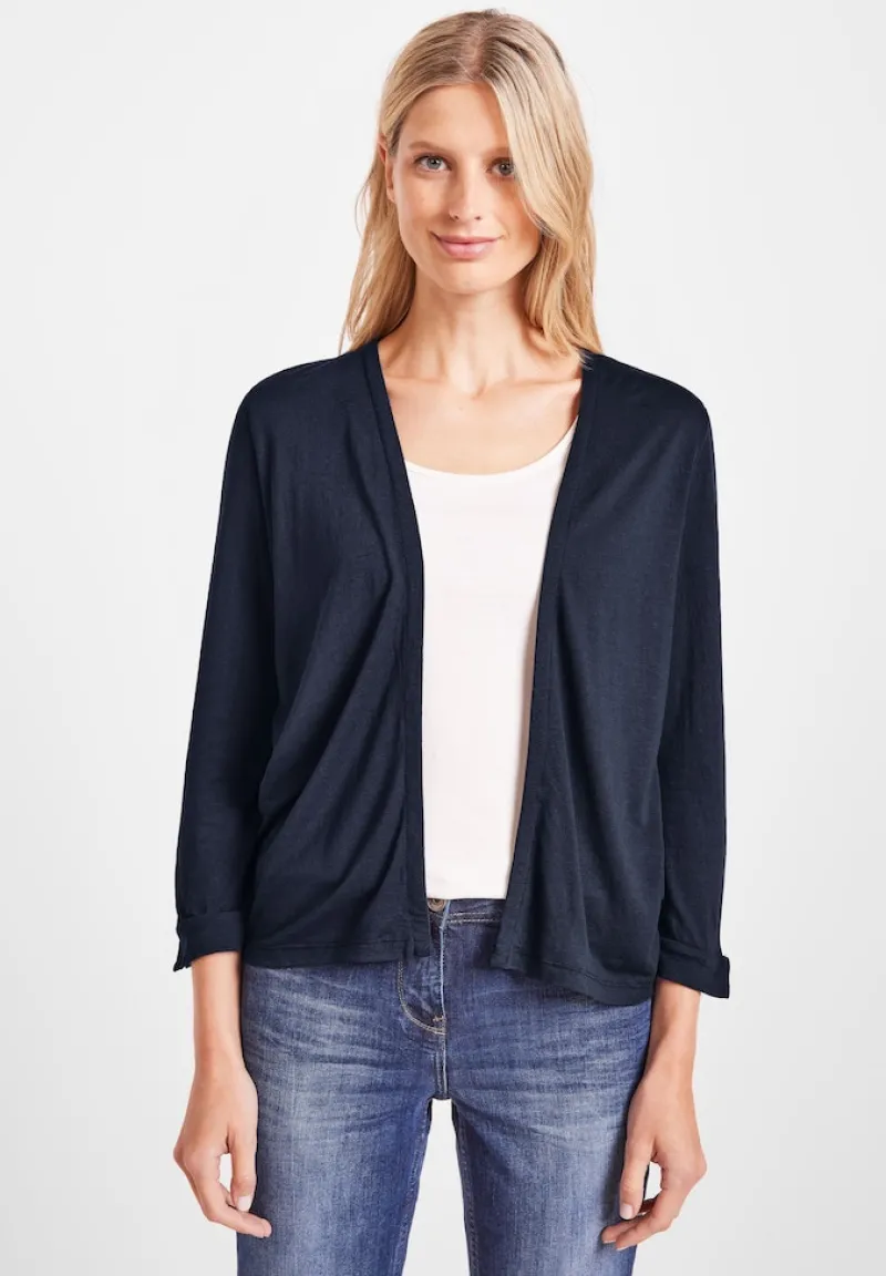 Cecil Shirts*Offene Shirtjacke deep blue