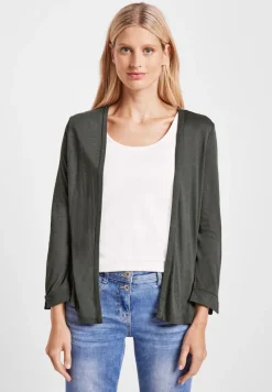 Cecil Shirts*Offene Shirtjacke easy khaki