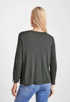 Cecil Shirts*Offene Shirtjacke easy khaki