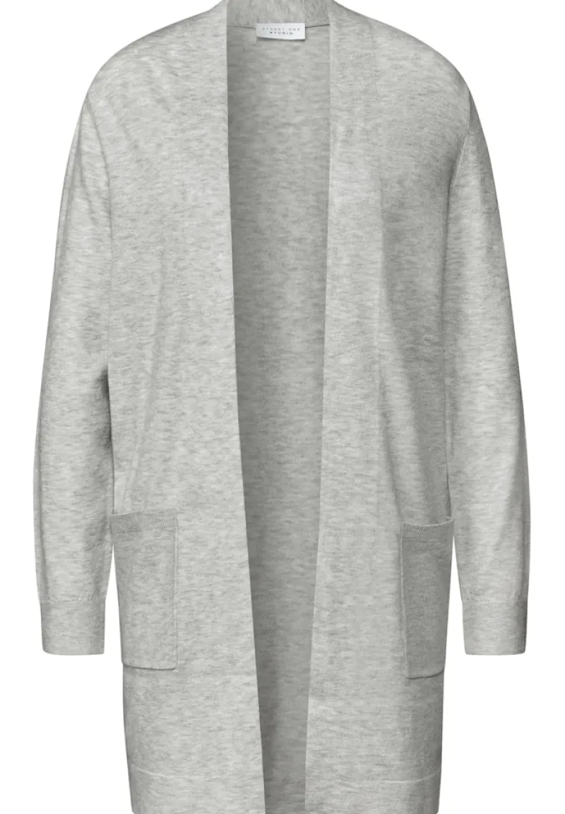 STREET ONE STUDIO Pullover & Sweatshirts*Offener Cardigan heather grey mel.