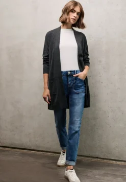 STREET ONE STUDIO Pullover & Sweatshirts*Offener Cardigan industrial grey mel.