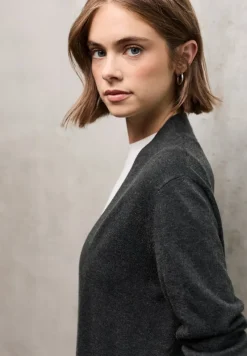 STREET ONE STUDIO Pullover & Sweatshirts*Offener Cardigan industrial grey mel.