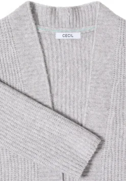 Cecil Pullover & Sweatshirts*Offener Cosy Cardigan luna grey melange