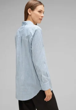Street One Blusen*Office Streifenbluse light sublime blue