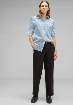 Street One Blusen*Office Streifenbluse light sublime blue