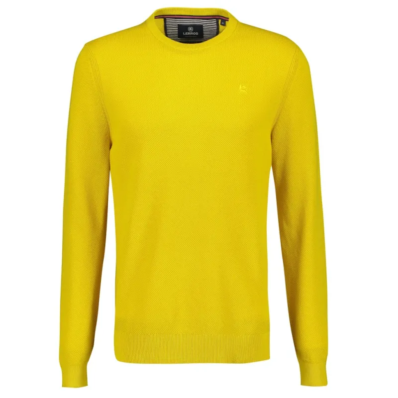 Lerros Pullover & Sweatshirts|Big Boys*O-NECK BUENDCHEN bright yellow