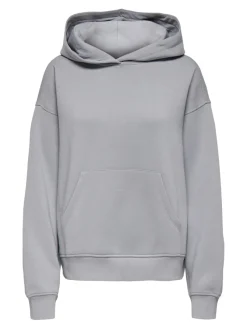 Only Pullover & Sweatshirts*ONLADELE L/S HOOD CS SWT Silver Sconce
