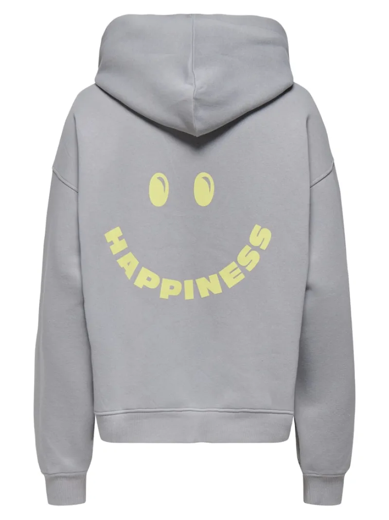 Only Pullover & Sweatshirts*ONLADELE L/S HOOD CS SWT Silver Sconce