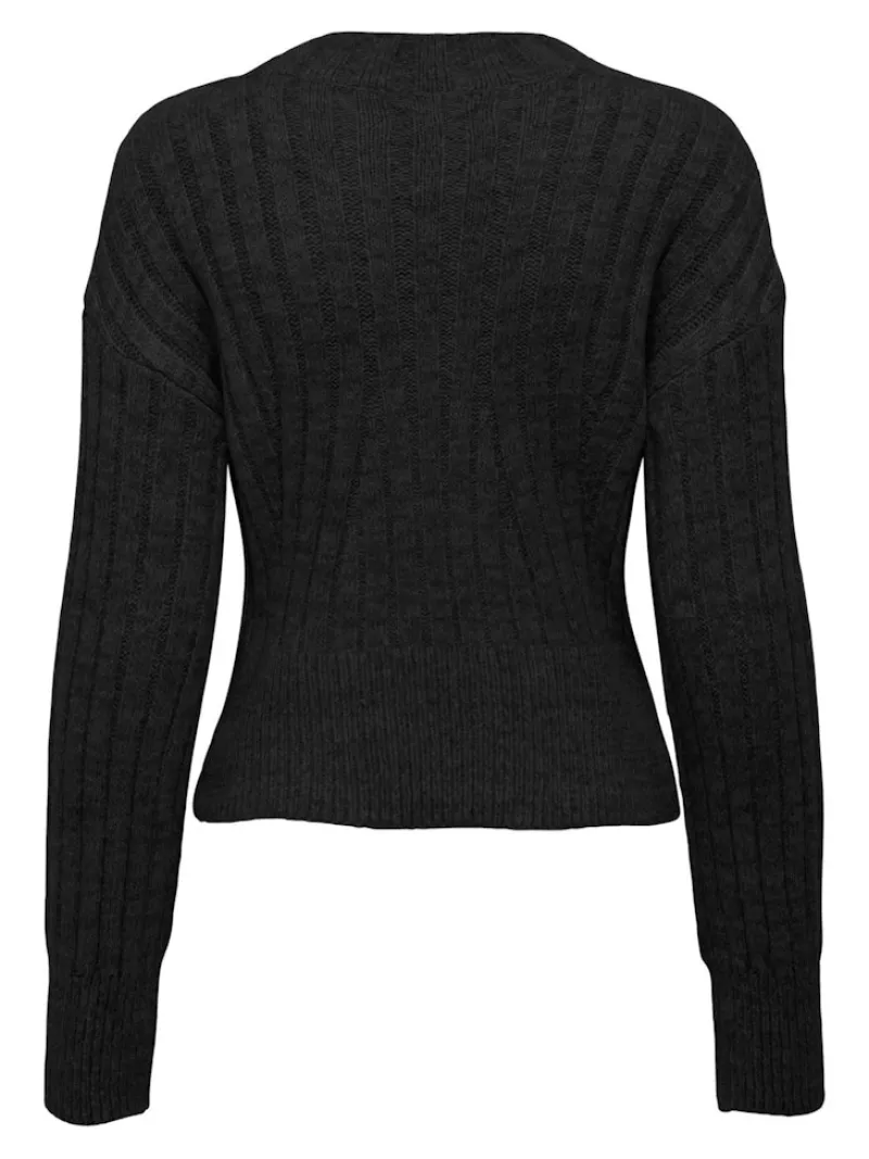 Only Pullover & Sweatshirts*ONLAGNES LS RIB HIGHNECK CC KNT Black