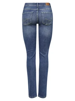 Only Jeans*ONLALICIA REG STRT DNM DOT879 NOOS Medium Blue Denim