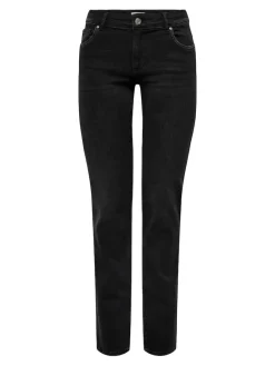 Only Jeans*ONLALICIA REG STRT DNM DOT297 NOOS Washed Black