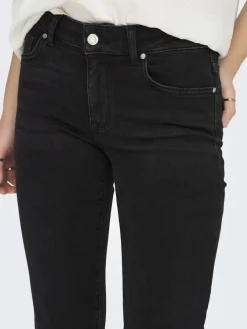 Only Jeans*ONLALICIA REG STRT DNM DOT297 NOOS Washed Black