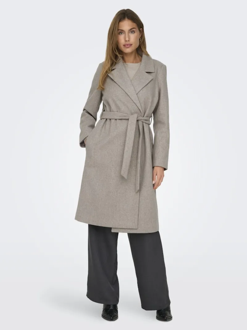 Only Jacken*ONLALVILDA LIFE WRAP COAT OTW NOOS Simply Taupe