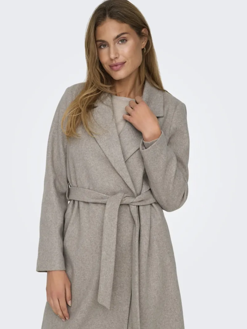 Only Jacken*ONLALVILDA LIFE WRAP COAT OTW NOOS Simply Taupe