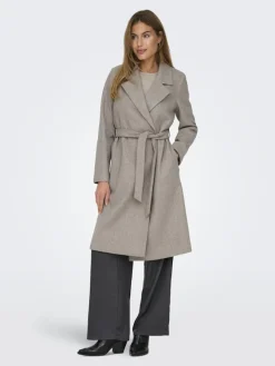 Only Jacken*ONLALVILDA LIFE WRAP COAT OTW NOOS Simply Taupe
