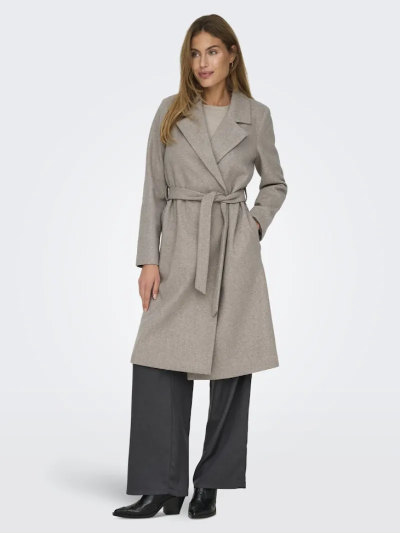 Only Jacken*ONLALVILDA LIFE WRAP COAT OTW NOOS Simply Taupe