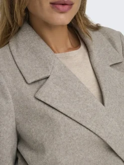 Only Jacken*ONLALVILDA LIFE WRAP COAT OTW NOOS Simply Taupe
