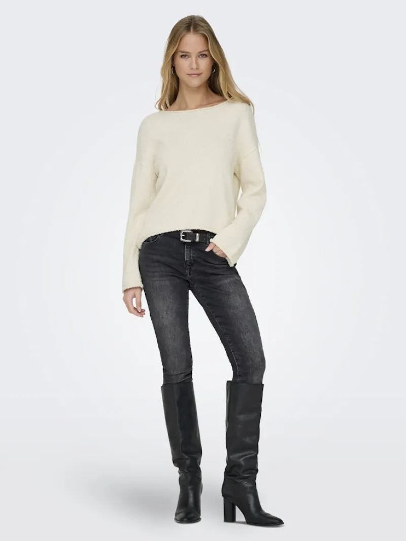 Only Pullover & Sweatshirts*ONLALVILDA LS O-NECK CC KNT birch