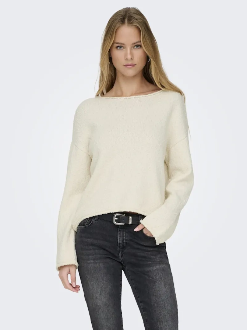 Only Pullover & Sweatshirts*ONLALVILDA LS O-NECK CC KNT birch