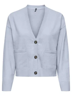 Only Pullover & Sweatshirts*ONLAMA LIFE LS V CARDIGAN CS KNT soft chambray