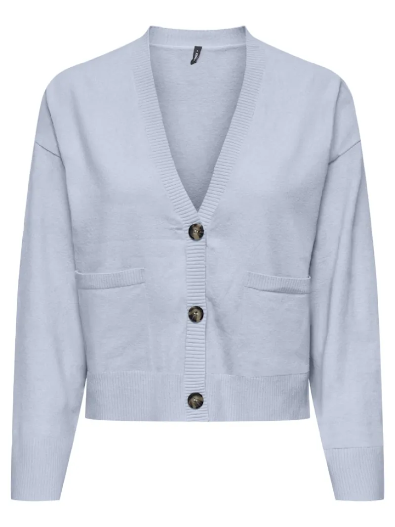 Only Pullover & Sweatshirts*ONLAMA LIFE LS V CARDIGAN CS KNT soft chambray