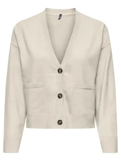 Only Pullover & Sweatshirts*ONLAMA LIFE LS V CARDIGAN CS KNT birch