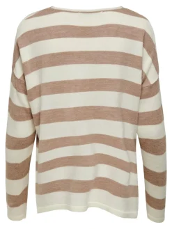 Only Pullover & Sweatshirts*ONLAMALIA L/S V-NECK PULLOVER CC KNT cloud dancer1