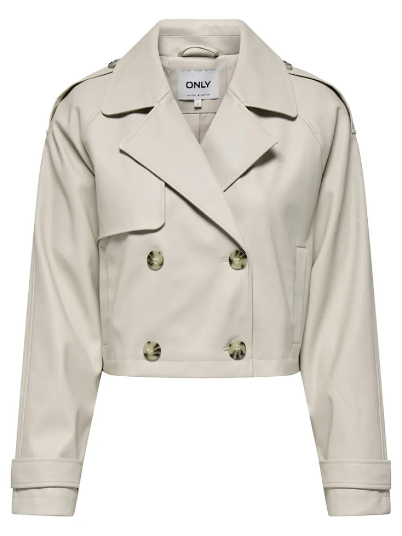 Only Jacken*ONLAMIA FAUX LEATHER JACKET CC OTW pumice stone