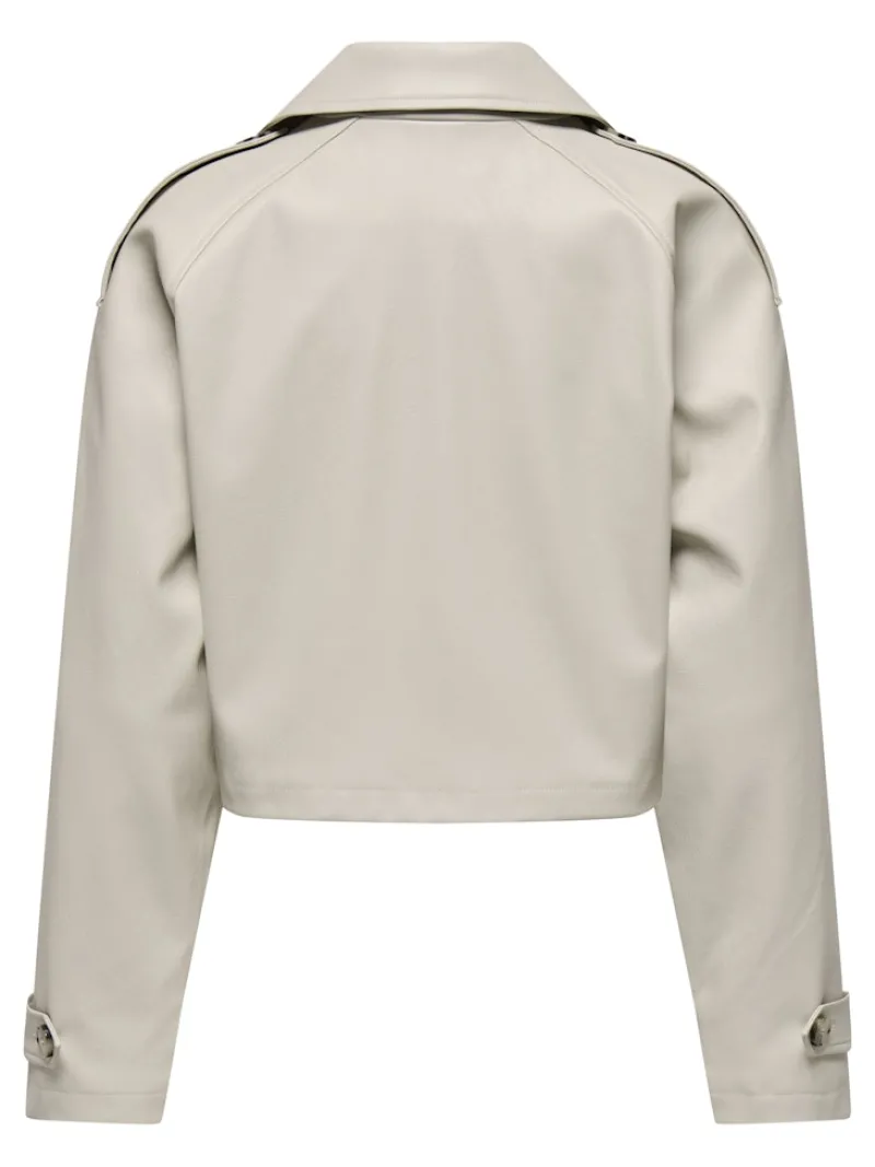 Only Jacken*ONLAMIA FAUX LEATHER JACKET CC OTW pumice stone